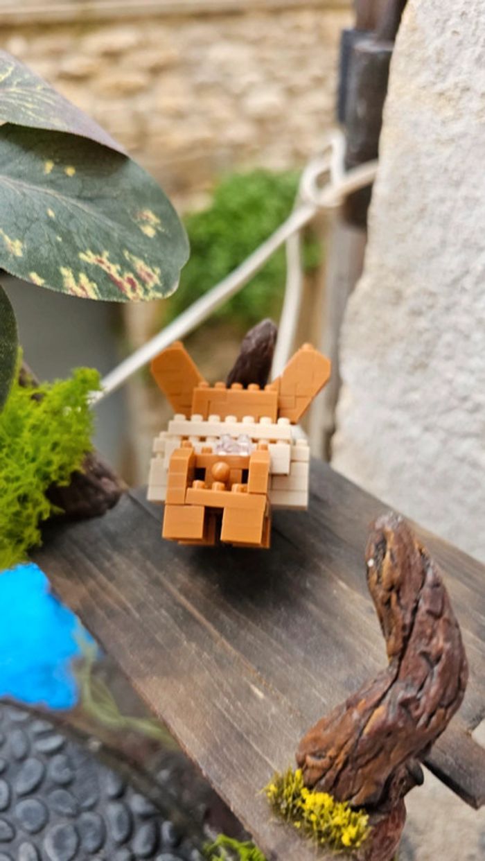 Super figurine Pokemon style mini lego Évoli - photo numéro 3