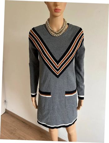 Robe pull grise à manches longues Morgan taille S TBE