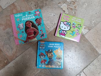 Lot de 3 livres puzzles 