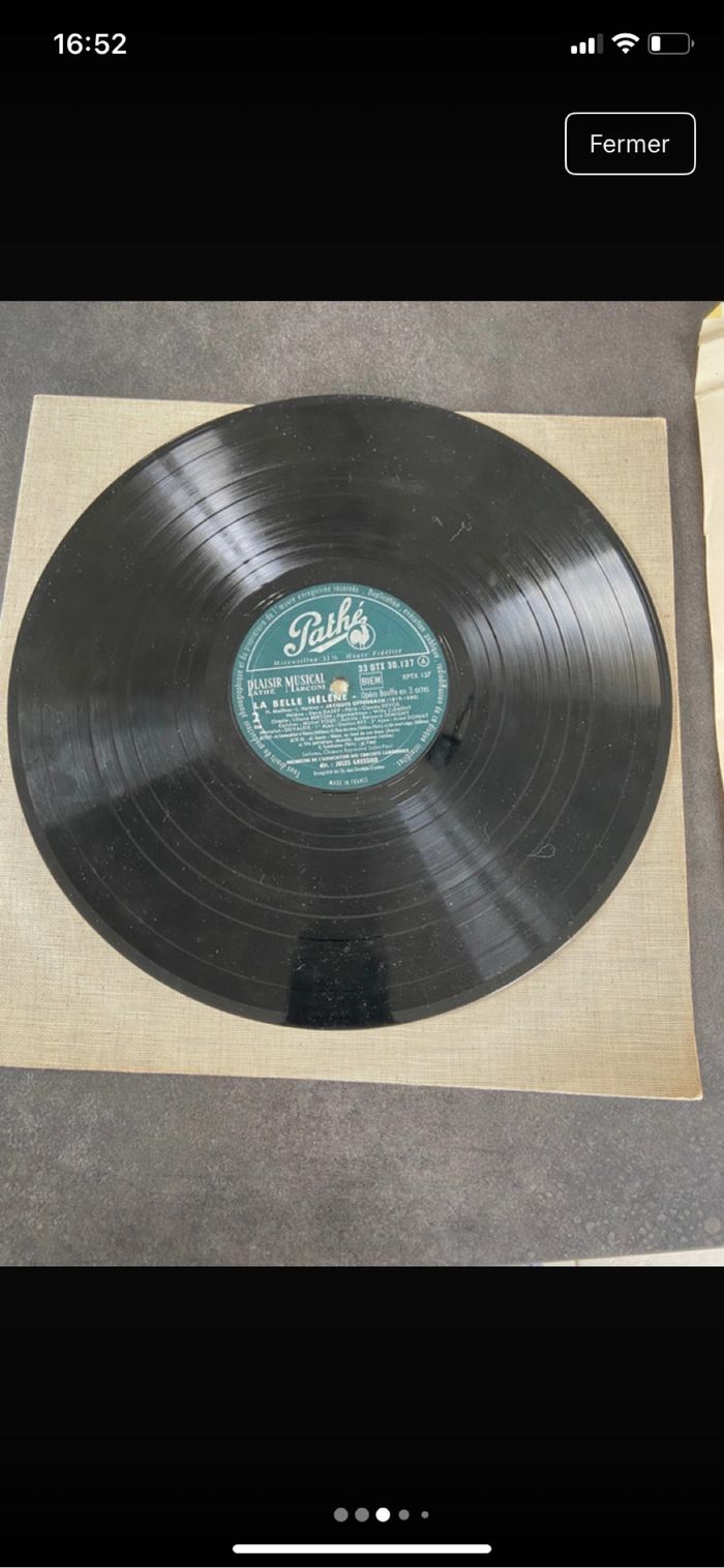 Vinyle 33 tours Offenbach La belle Hélène - photo numéro 3