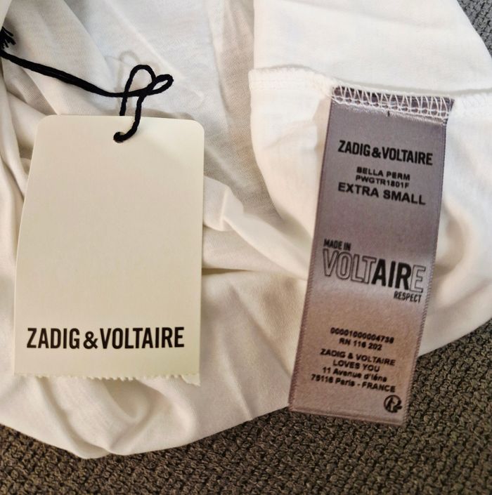 T-shirt Zadig&Voltaire taille XS - photo numéro 4