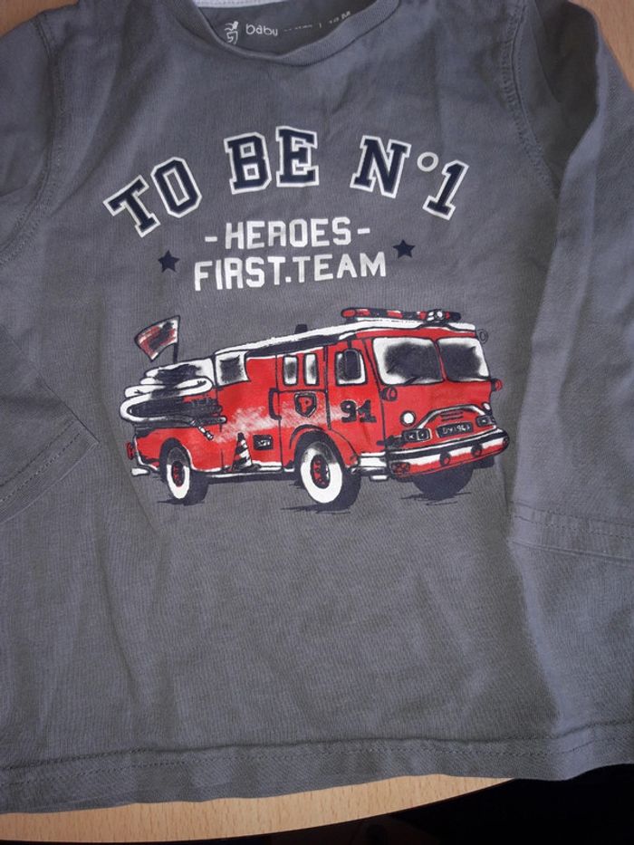 Tee-shirt baby by gemo 18 mois - photo numéro 2