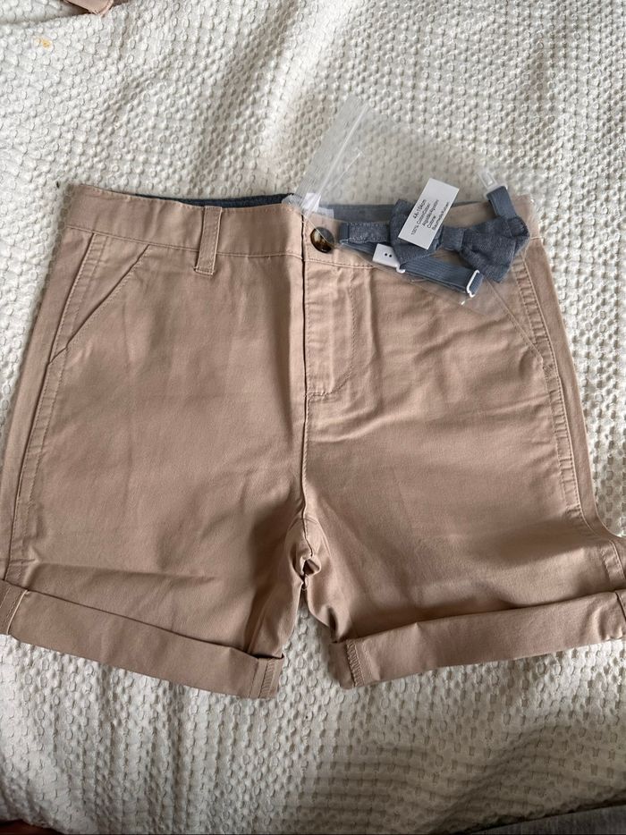 Ensemble cérémonie 4 pièces garçon - beige - photo numéro 2