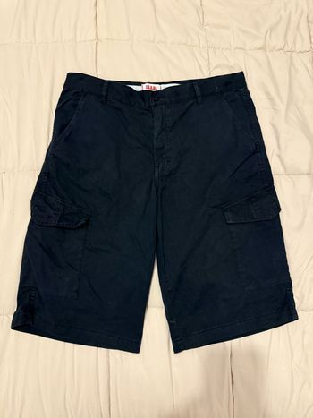 Short Cargo Noir en Coton