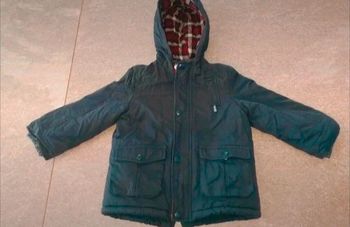 Manteau à capuche chaud garçon 3 ans comme NEUF
