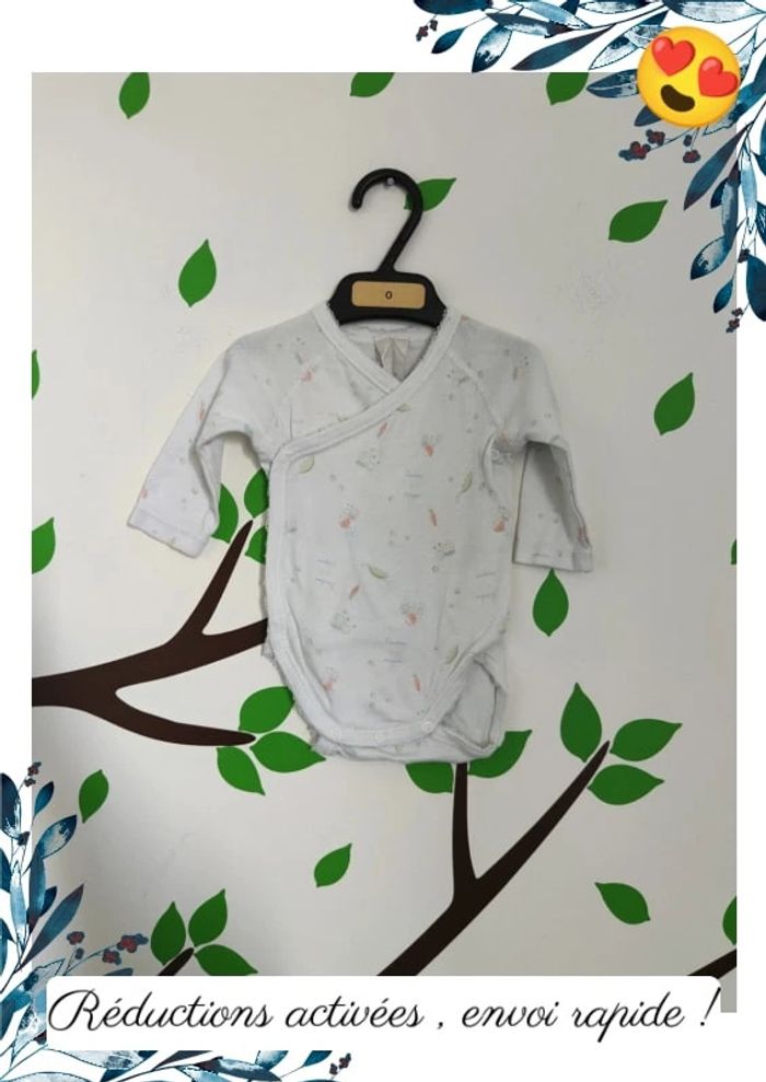 Body manches longues 1 mois