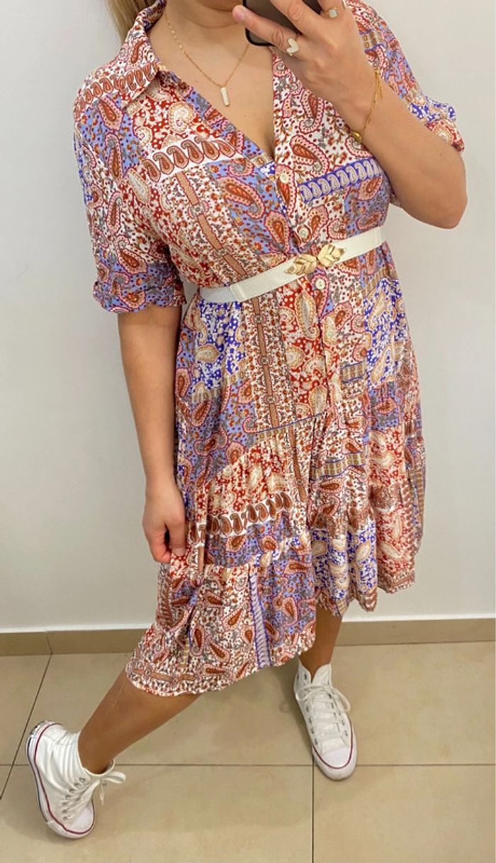 Jolie Robe Imprimée Taille 38 - photo numéro 3