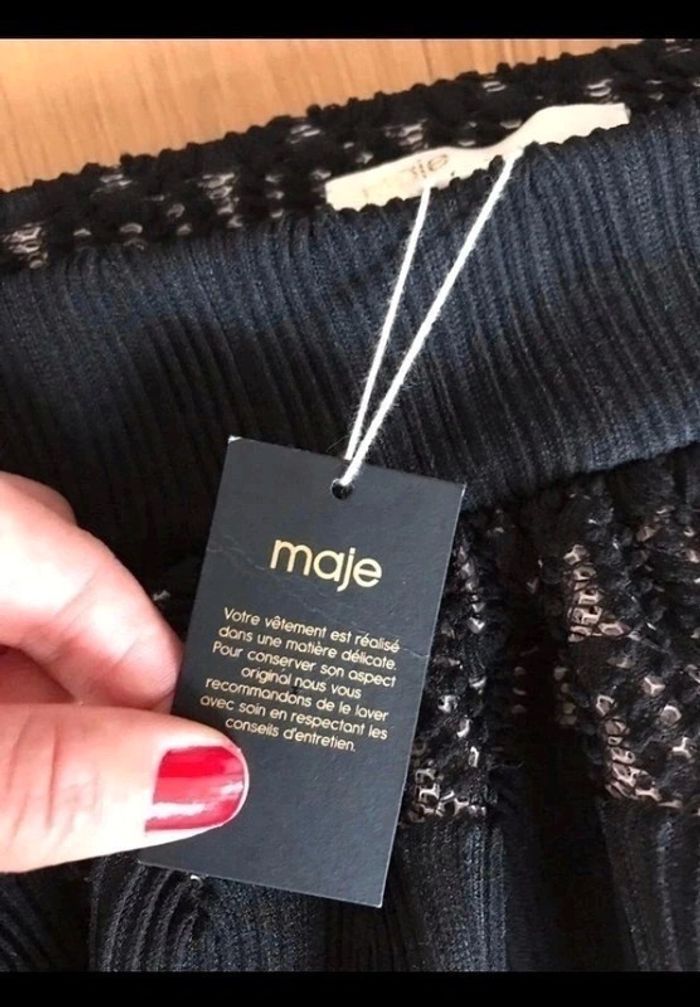 Magnifique Jupe midi MAJE Paris |taille 1 - photo numéro 5