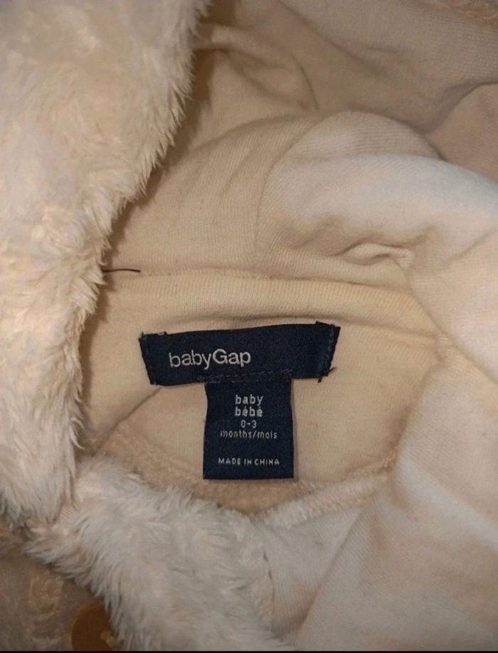 Sweat à capuche 0/3 mois - photo numéro 2