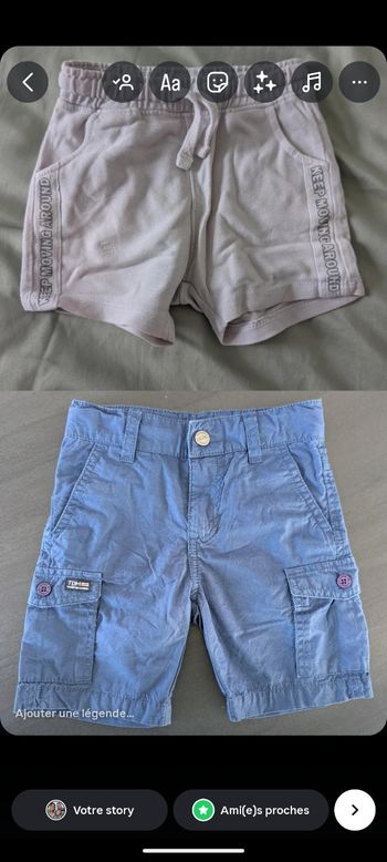 Shorts garçon 🫩