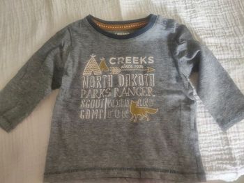 Tee shirt 12 mois CREEKS