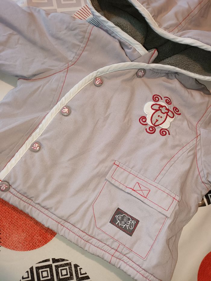 Veste chaude 🐑 taille 9 mois - photo numéro 3