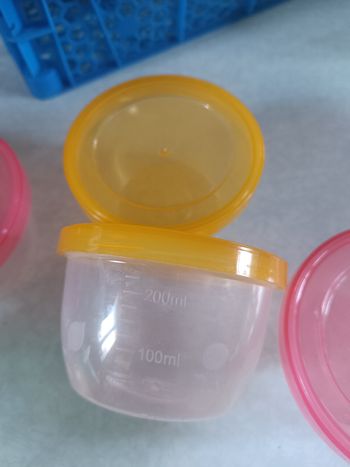 Lot de 4 pots de conservation alimentaire 