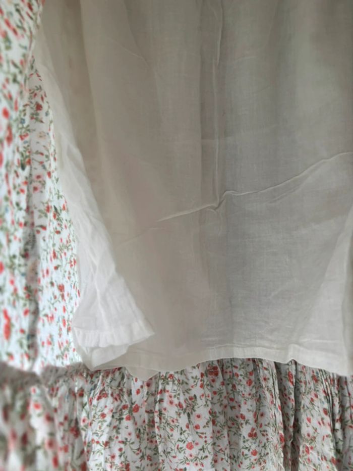 Jupe longue volantée à imprimé petites fleurs champêtres - Léon& Harper - T38 - photo numéro 6