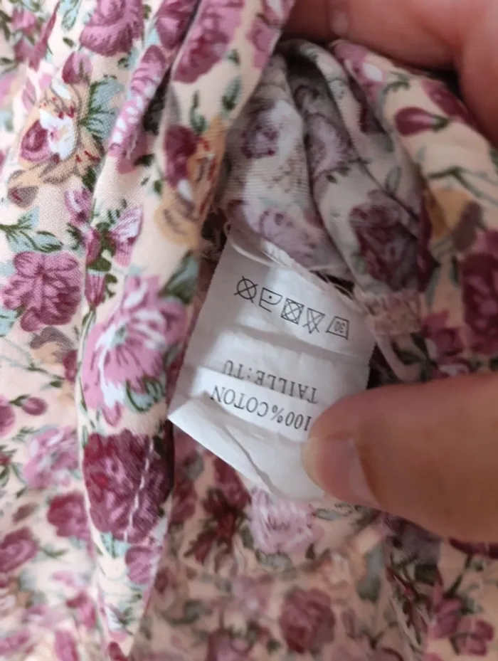 Robe fleurie taille unique équivalent taille s - photo numéro 3