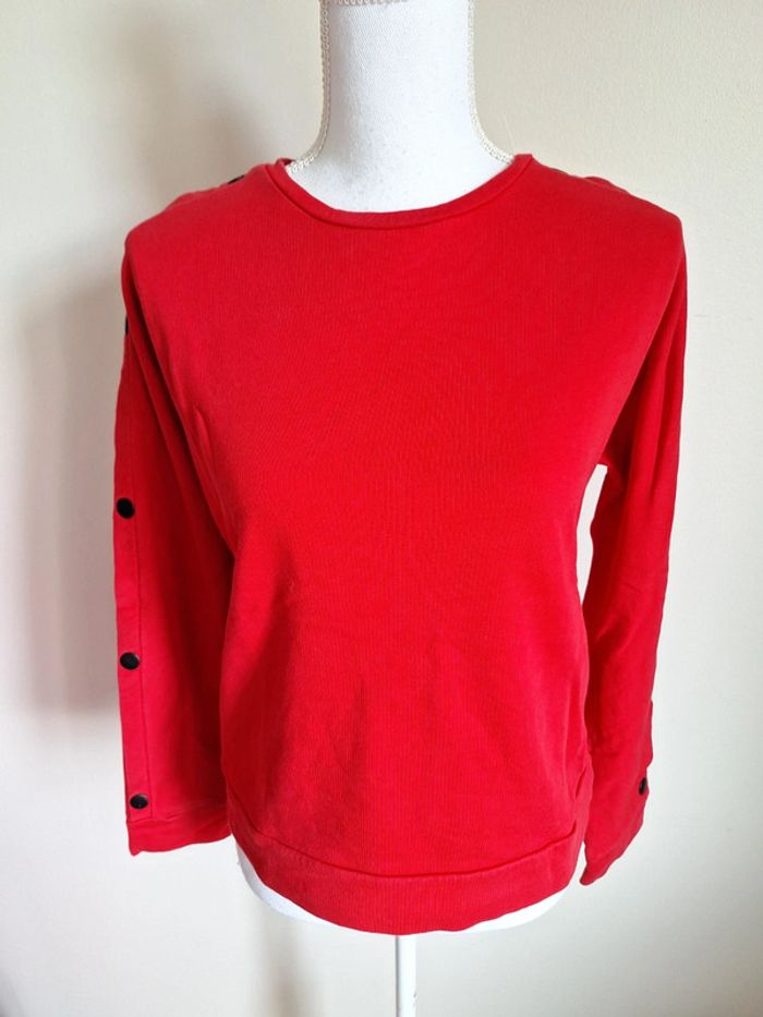 Sweat M (18ans) kiabi rouge #F38M-094