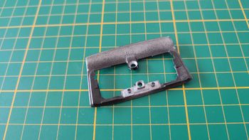 Capot arrière pièce détachée miniature Bburago burago Porsche 911 Carrera 1993 noir 1/18 1/18e 1/18è