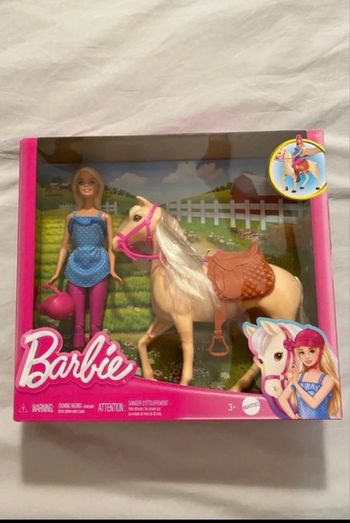 barbie et son cheval neuf