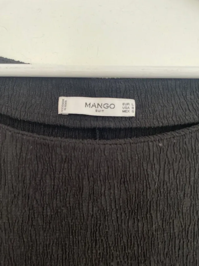Robe Mango Noir L - photo numéro 3