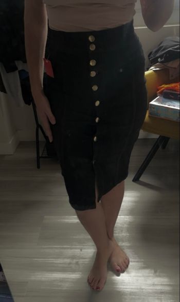 Jupe en jean noir