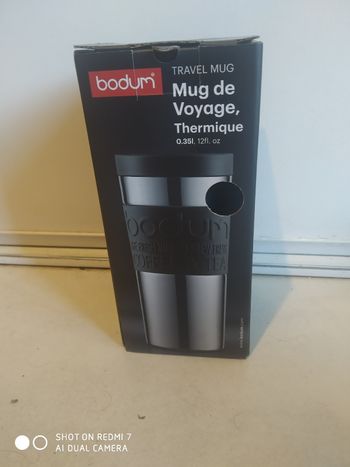 Travel Mug noir thermique 35cl Bodum