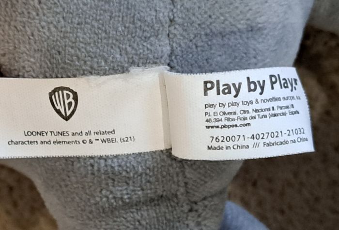 🧸 Peluche Looney Tunes Bugs Bunny 2021 - photo numéro 4