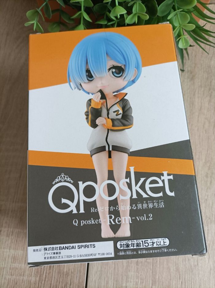 Figurine Rem Re Zero banpresto qposket Bandai