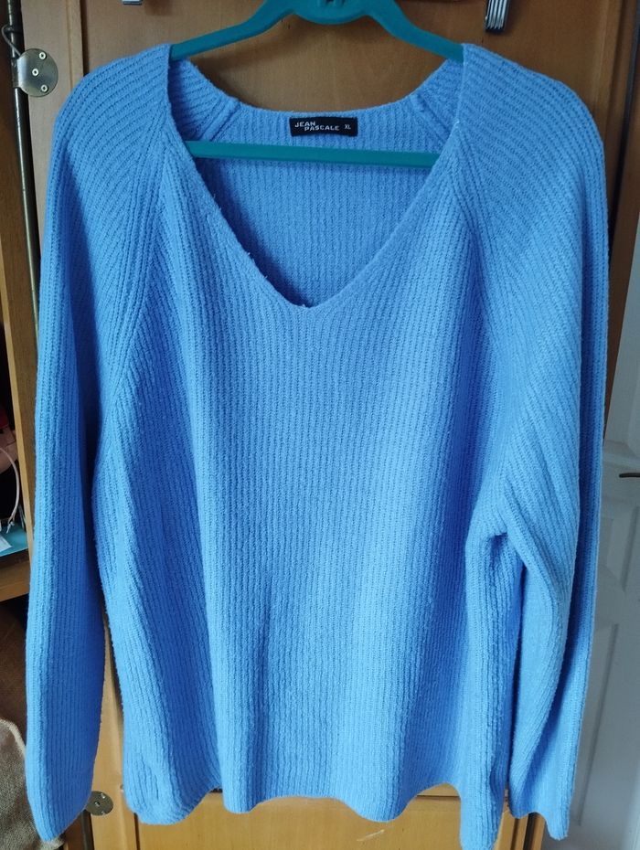 Pull bleu ciel femme