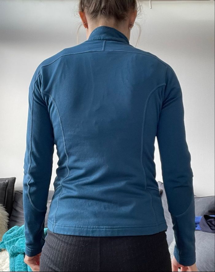 Sweat Scott polaire bleu/vert XS - photo numéro 3