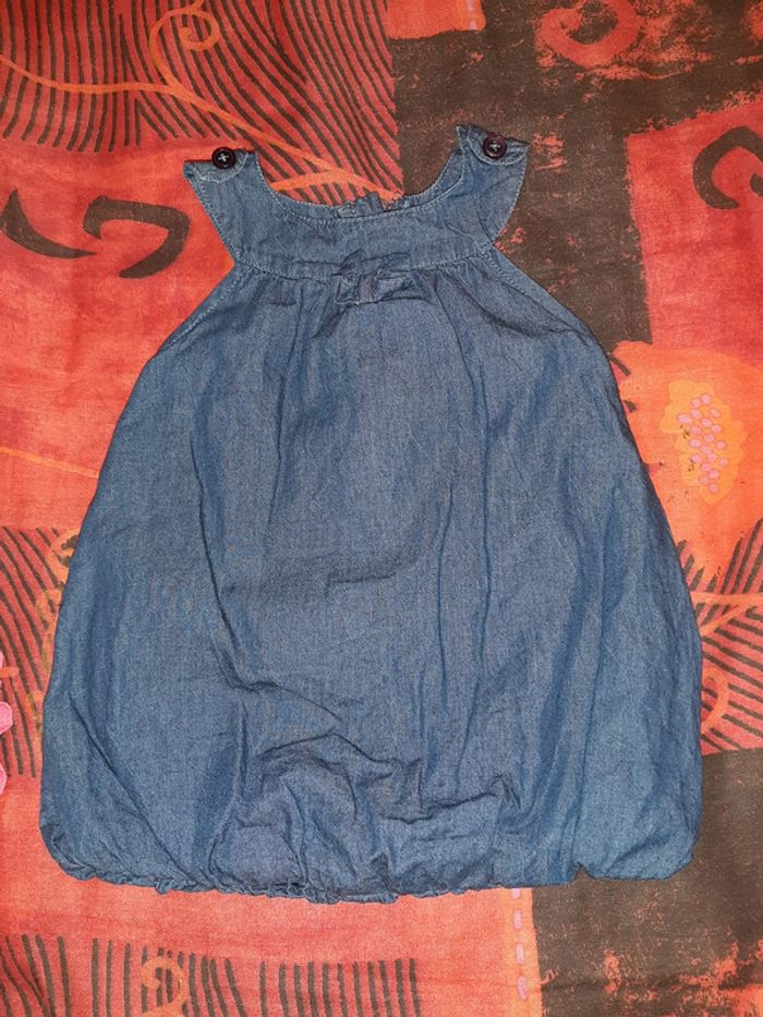 Robe boule en jean 12mois