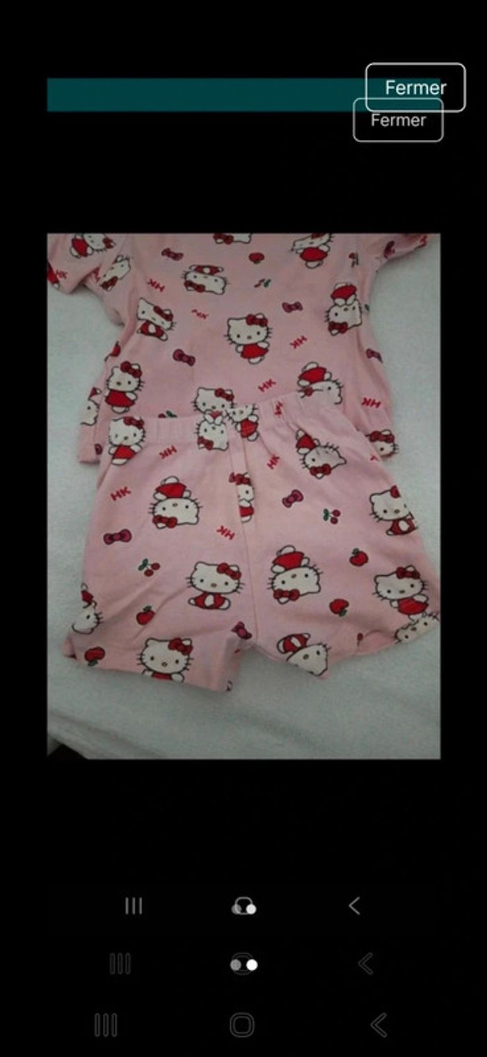 Ensemble hello kitty 6 mois fille - photo numéro 2