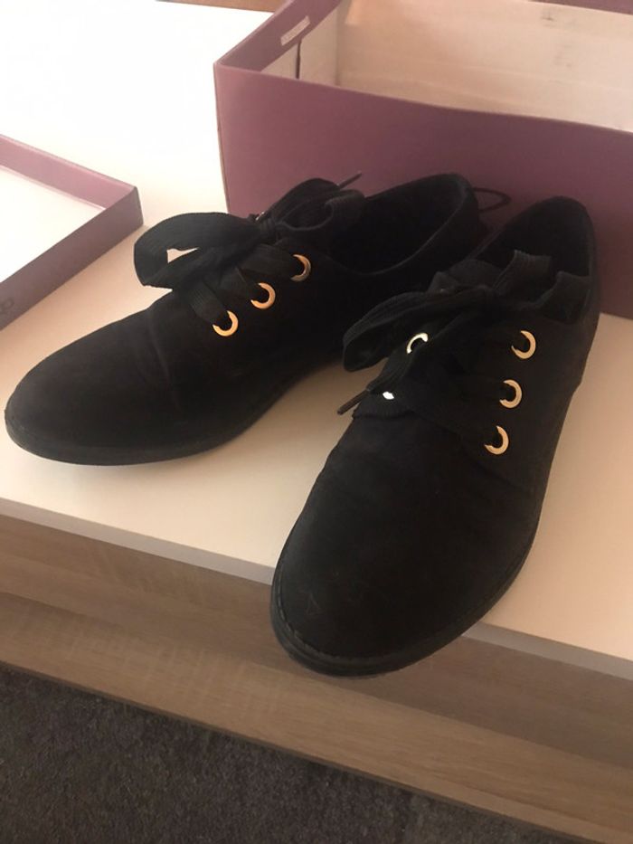 Chaussures Richelieu femme noires - T39
