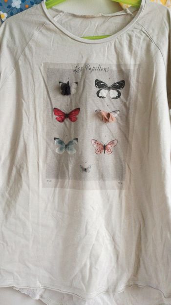 Tee shirt manches longues papillon 12 ans zara
