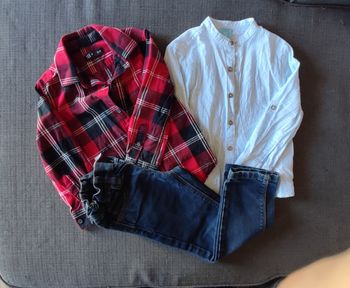 Lot de vêtements garçon chemises et jean Little kids/TEX/C&A