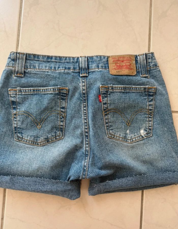 Short en jean vintage Levis 525 usa taille 36 bon état - photo numéro 6