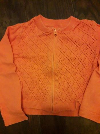 Gilet mailles ajourées