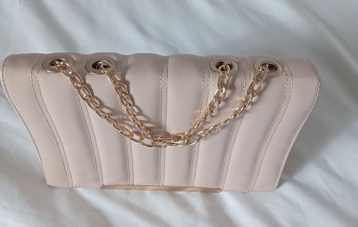 Sac à main nude avec chaîne modulable – avec poche - photo numéro 7