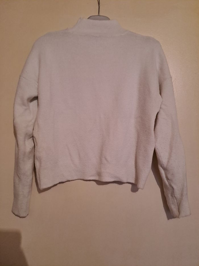 Pull blanc - photo numéro 2