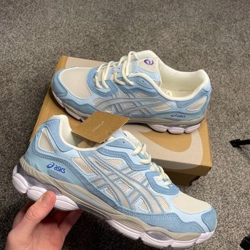 Asics gel nyc bleu blanc 41