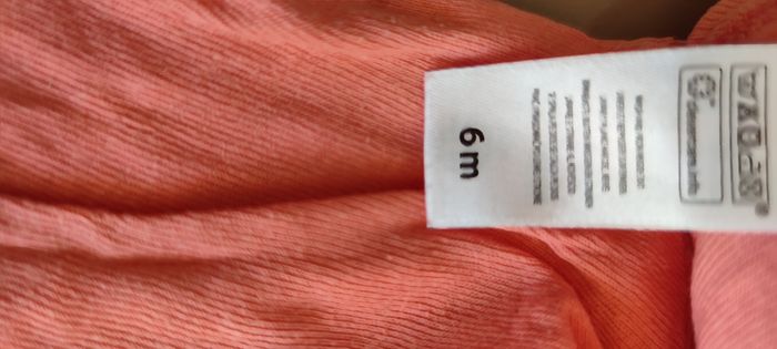 Lot 3 bodys 6 mois bébé 🧡💛❤️ Bodies 6 mois - photo numéro 7