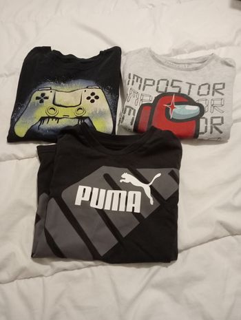 Lot tee shirt 10ans garcon