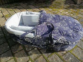 Nacelle bleu marine à motifs blancs fashion