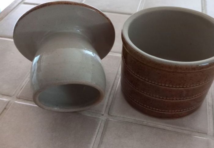 Pot à beurre  poterie du berry - photo numéro 2