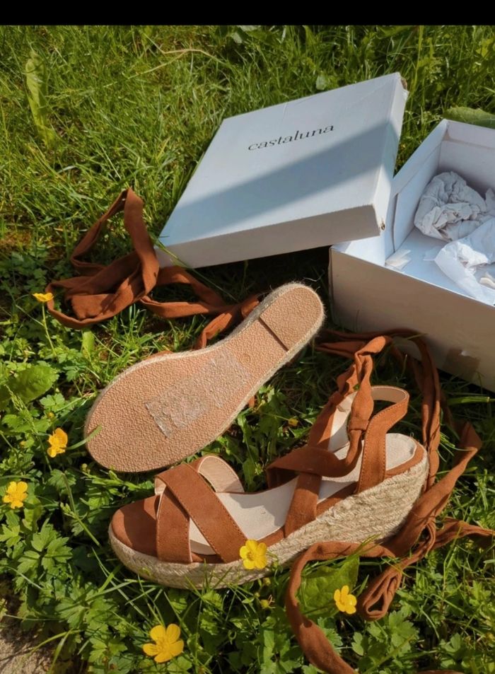 Espadrilles compensées castaluna - photo numéro 4