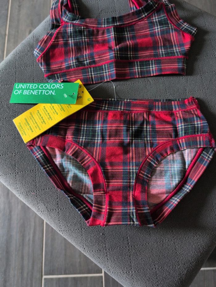 Ensemble sous vêtements United colors of benetton 7/8 ans - photo numéro 2