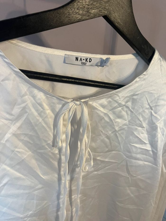 Blouse effet satin NA-KD - photo numéro 3