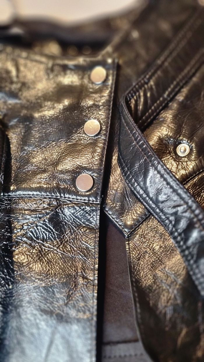 Jupe en cuir Maje - photo numéro 3