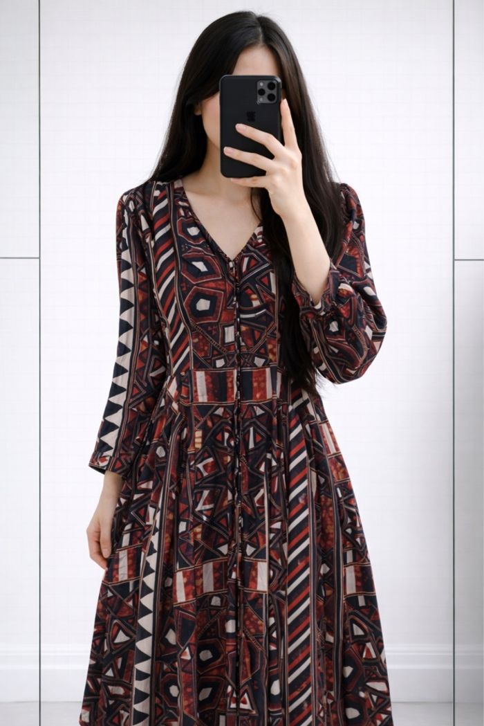 Robe H&M Multicolore