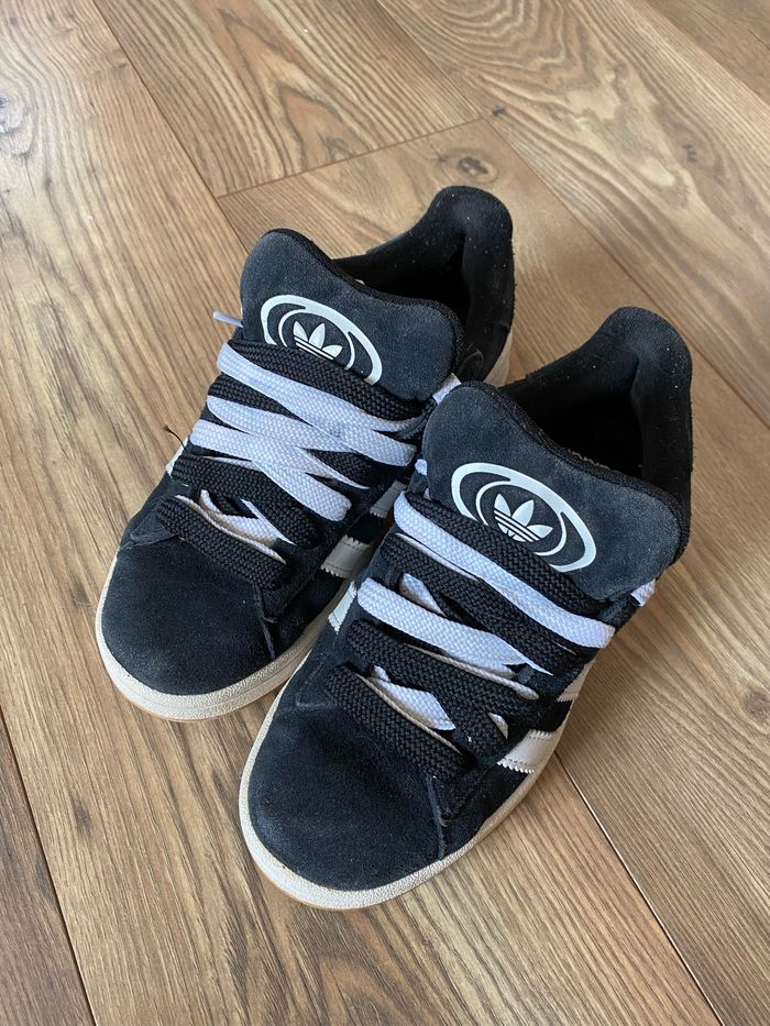Baskets noires Adidas Campus T37 1/3