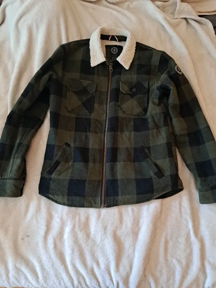 Manteau homme M velours extérieur / intérieur moumouté